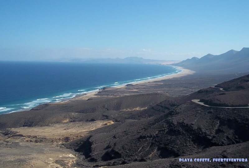 Playa Cofete coastline view