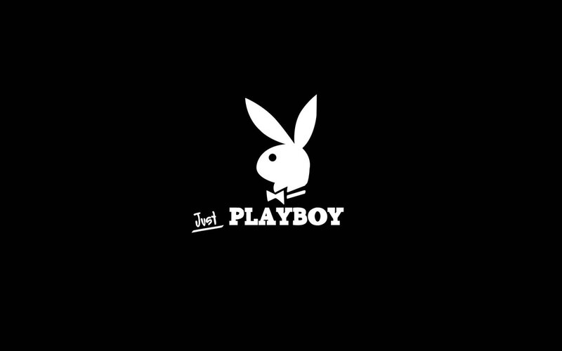 Playboy Bunny Logo — Black, Minimalist, Vector Art