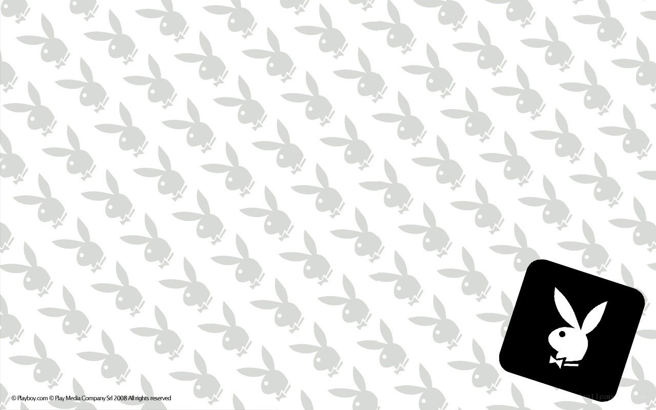 Playboy bunny pattern wallpaper