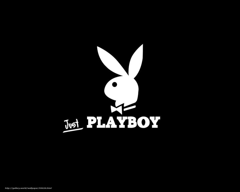 Playboy logo on black