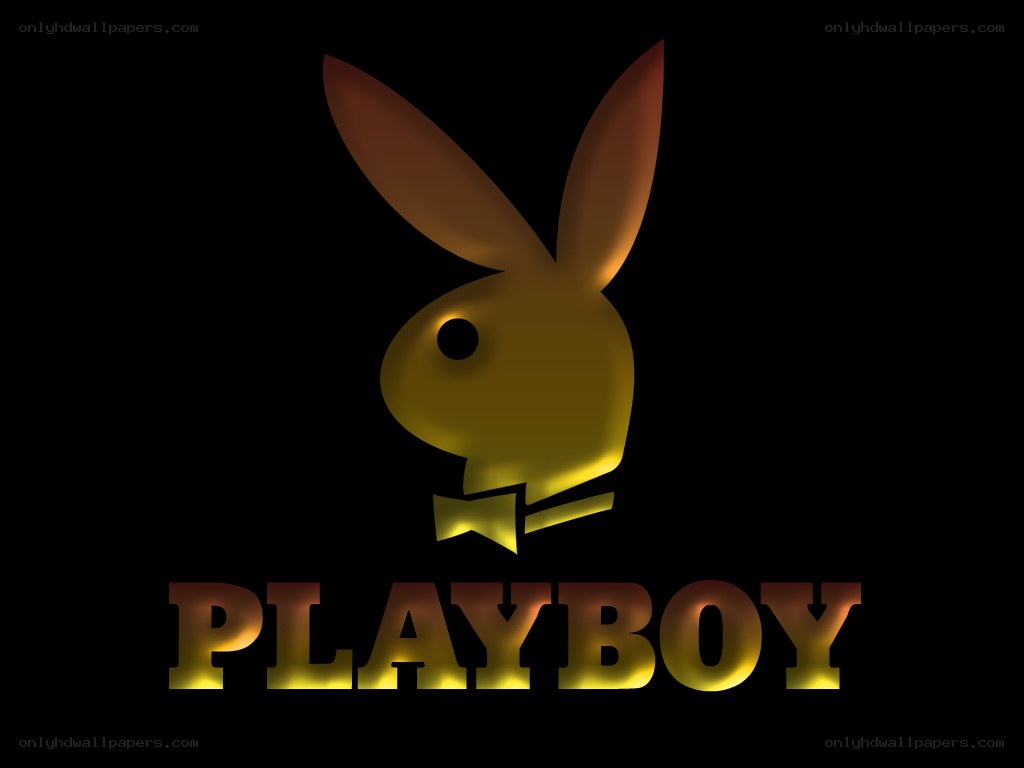 Playboy logo with golden bunny