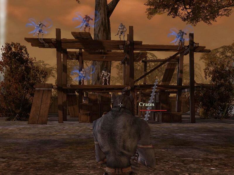 Player Character Facing Enemies