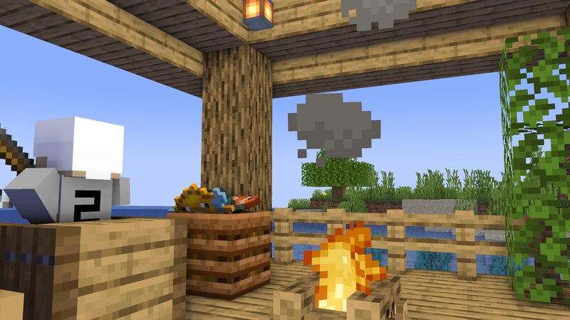 Player Character in Boat