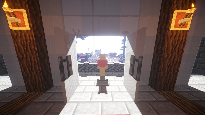Player Character in Doorway