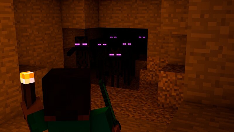 Player Facing Endermen — Brown