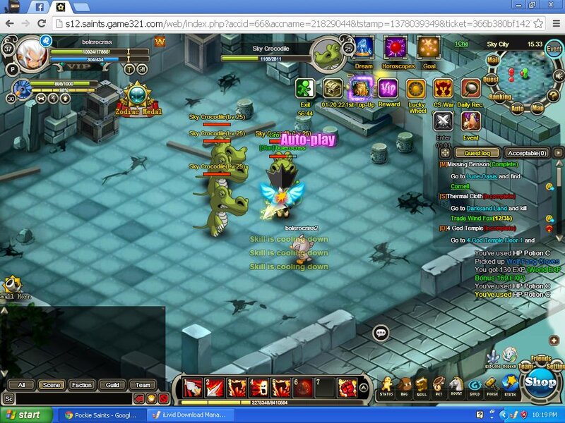 Player Fighting Crocodiles