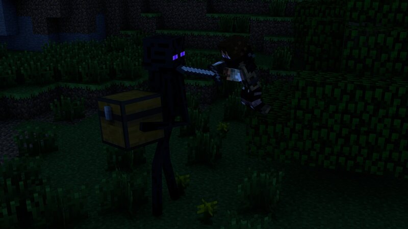 Player Fighting Wither Skeleton