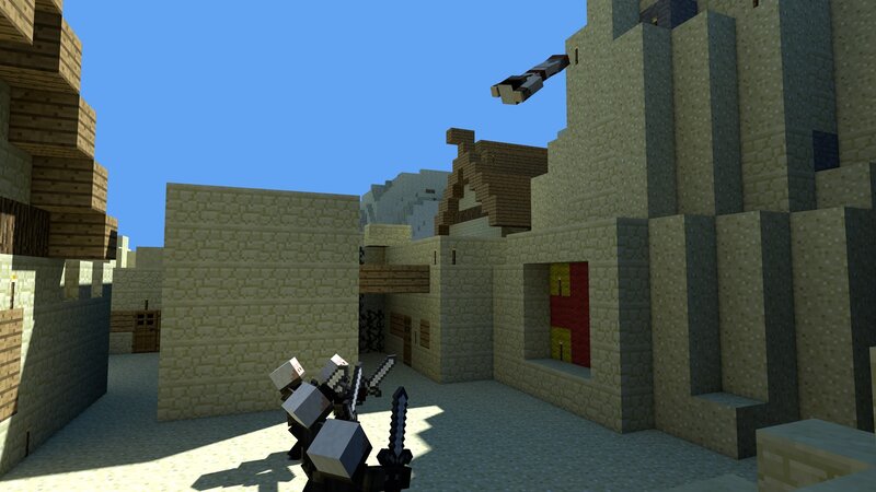 Player in Desert Village