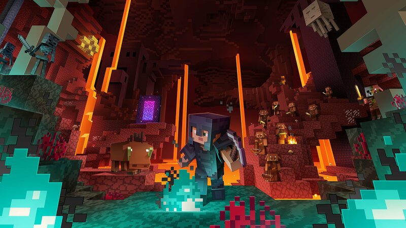 Player in Nether