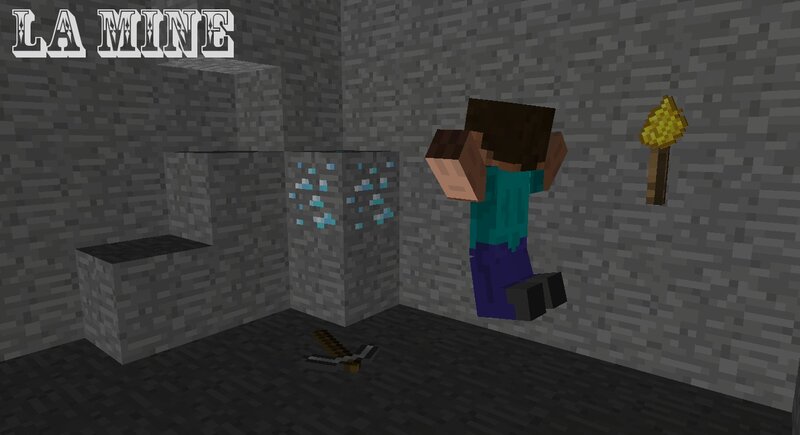 Player Mining Diamond Ore