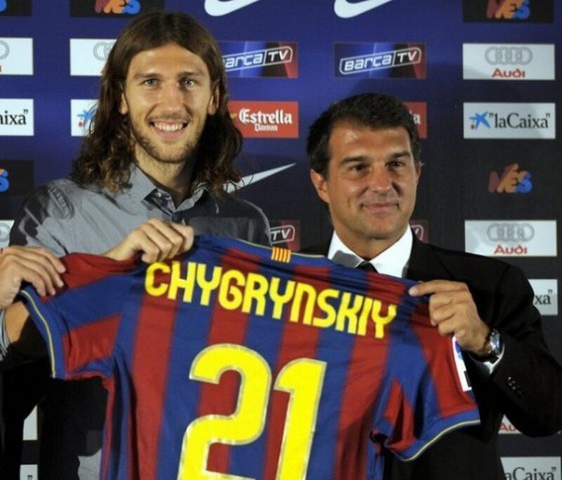 Player presentation at FC Barcelona