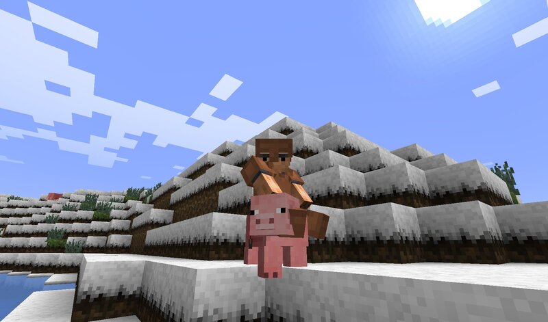 Player Riding Pig