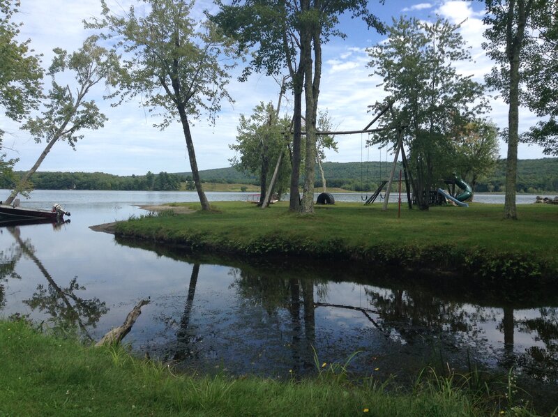 Playground by Lake