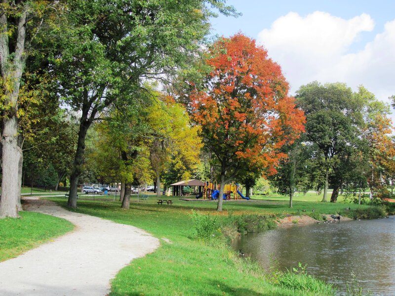 Playground by Pond
