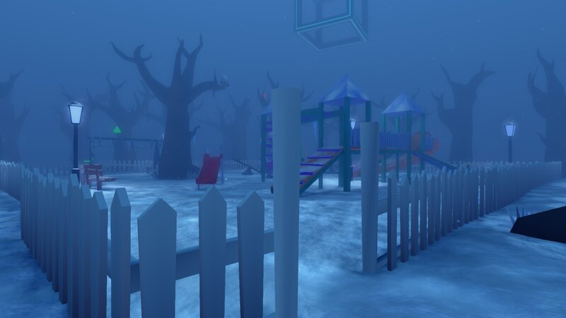 Playground in Fog