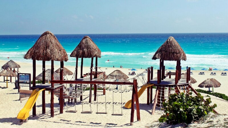 Playground on Beach