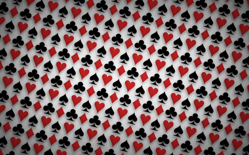 playing card suit pattern