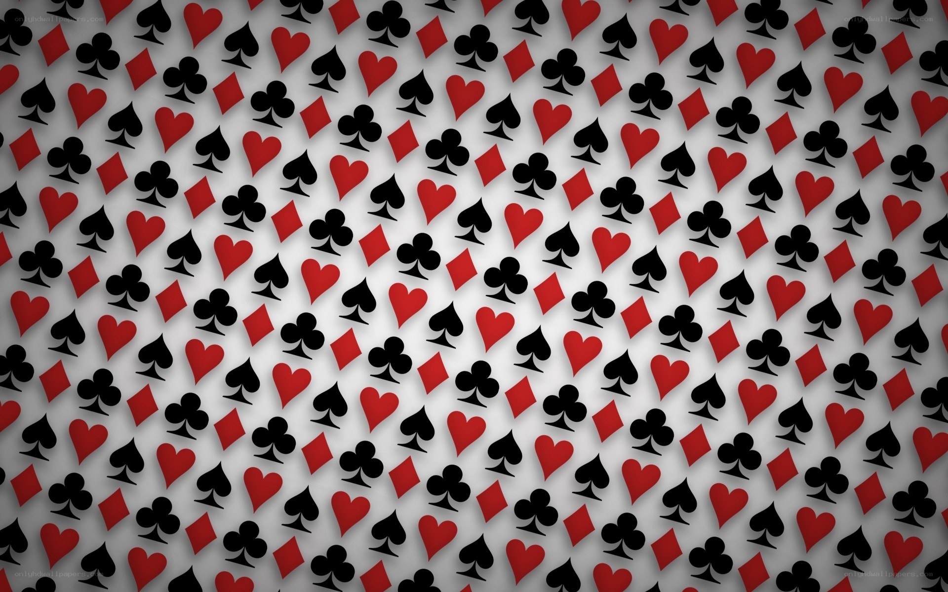 playing card suit pattern