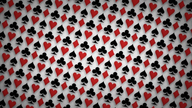 Playing Card Suits Pattern
