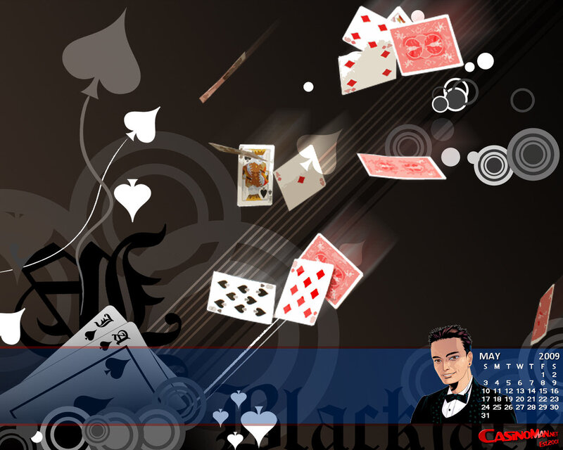 Playing Cards and a Man