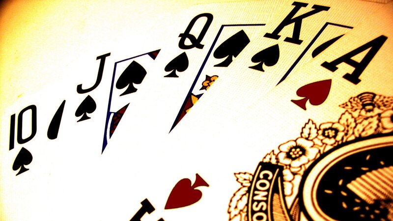 Playing Cards in Sequence — White