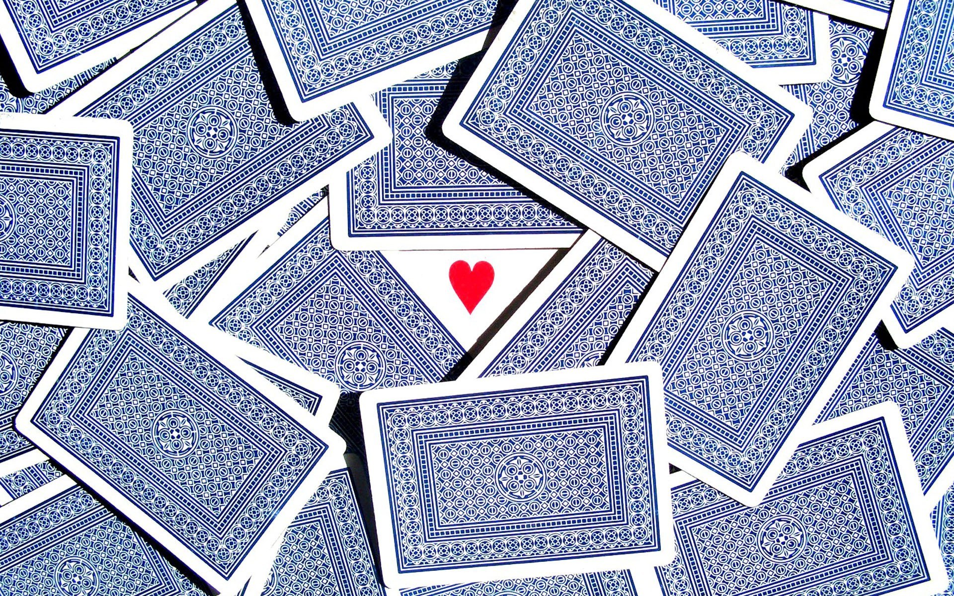 playing cards with heart