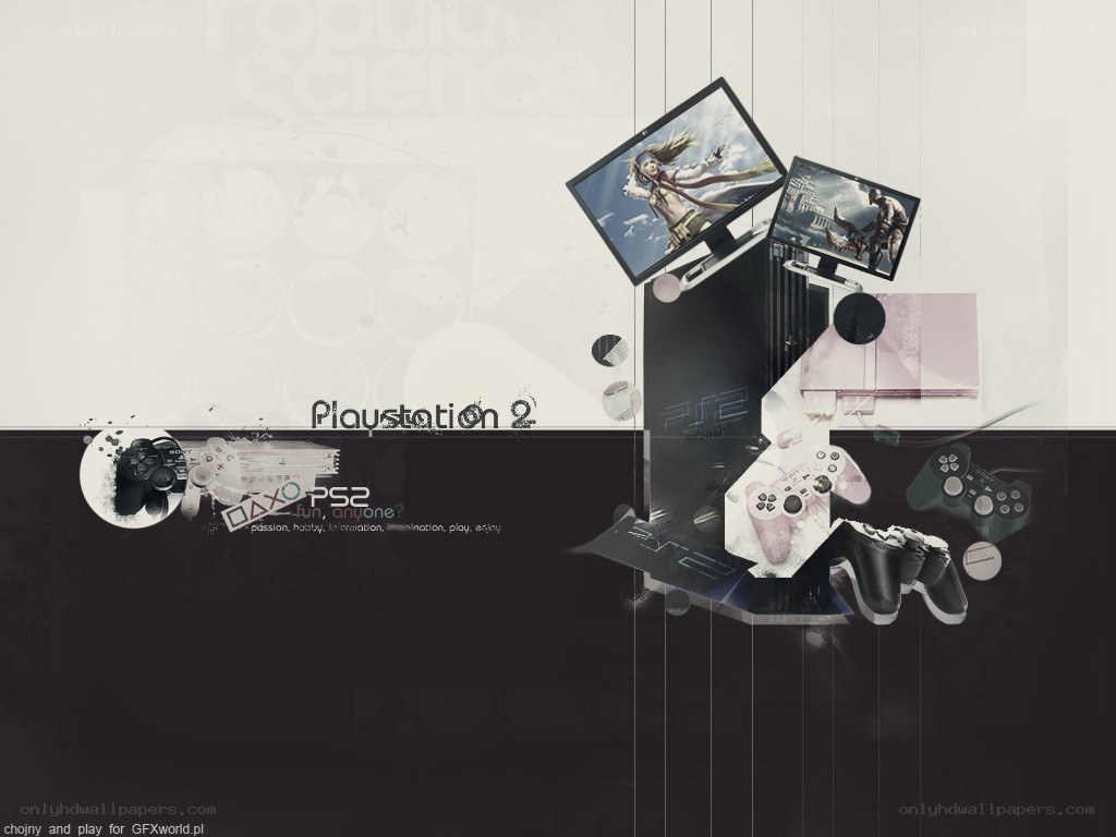 PlayStation 2 collage artwork