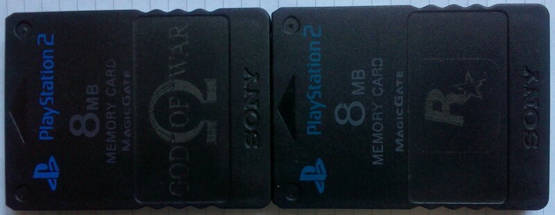 PlayStation 2 memory cards