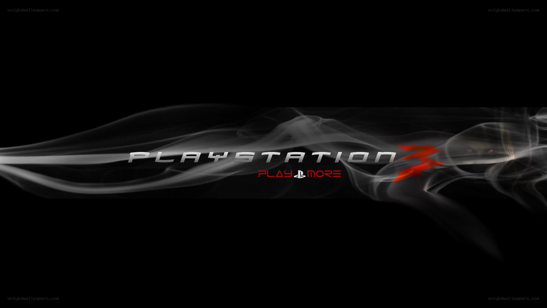 PlayStation 3 logo with smoke