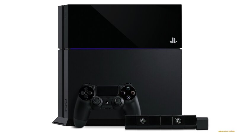 PlayStation 4 Console — Black, Neutral, Photograph