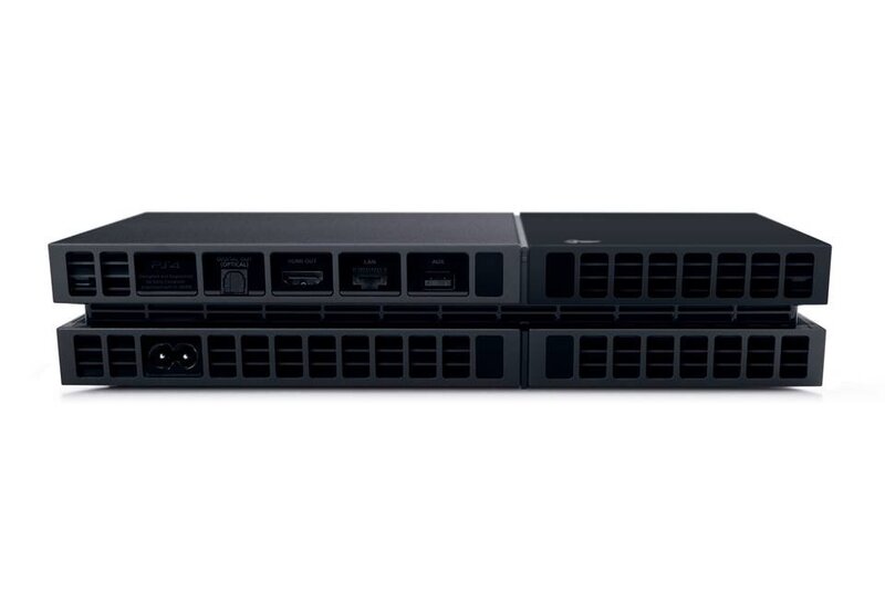 PlayStation 4 console rear view