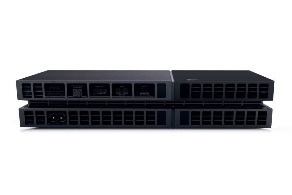 PlayStation 4 console rear view