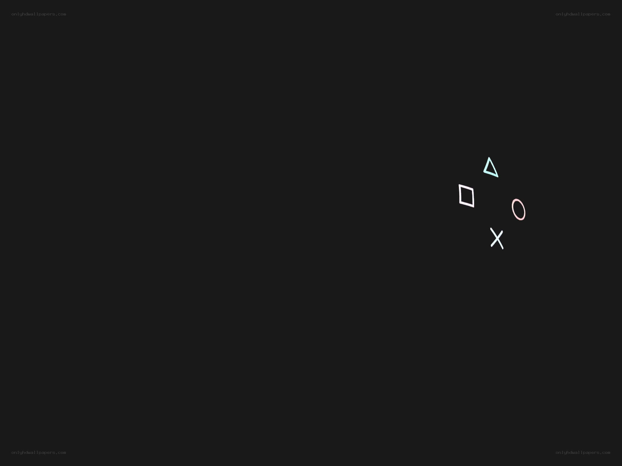 PlayStation button symbols