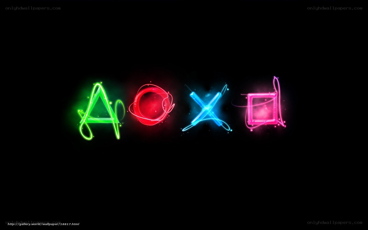 PlayStation controller symbols