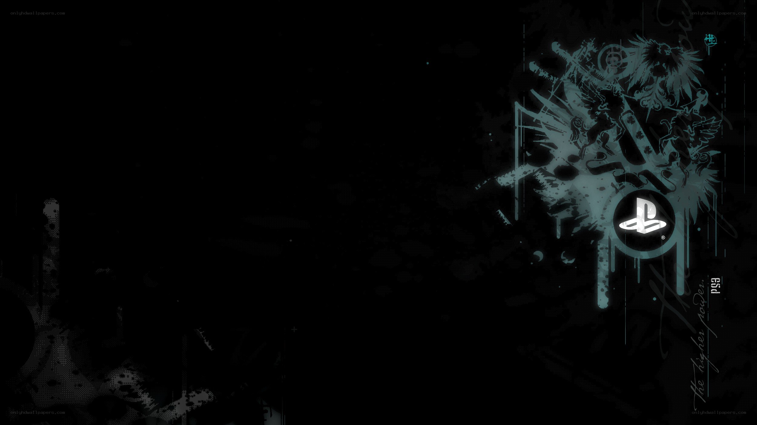 PlayStation graffiti art wallpaper