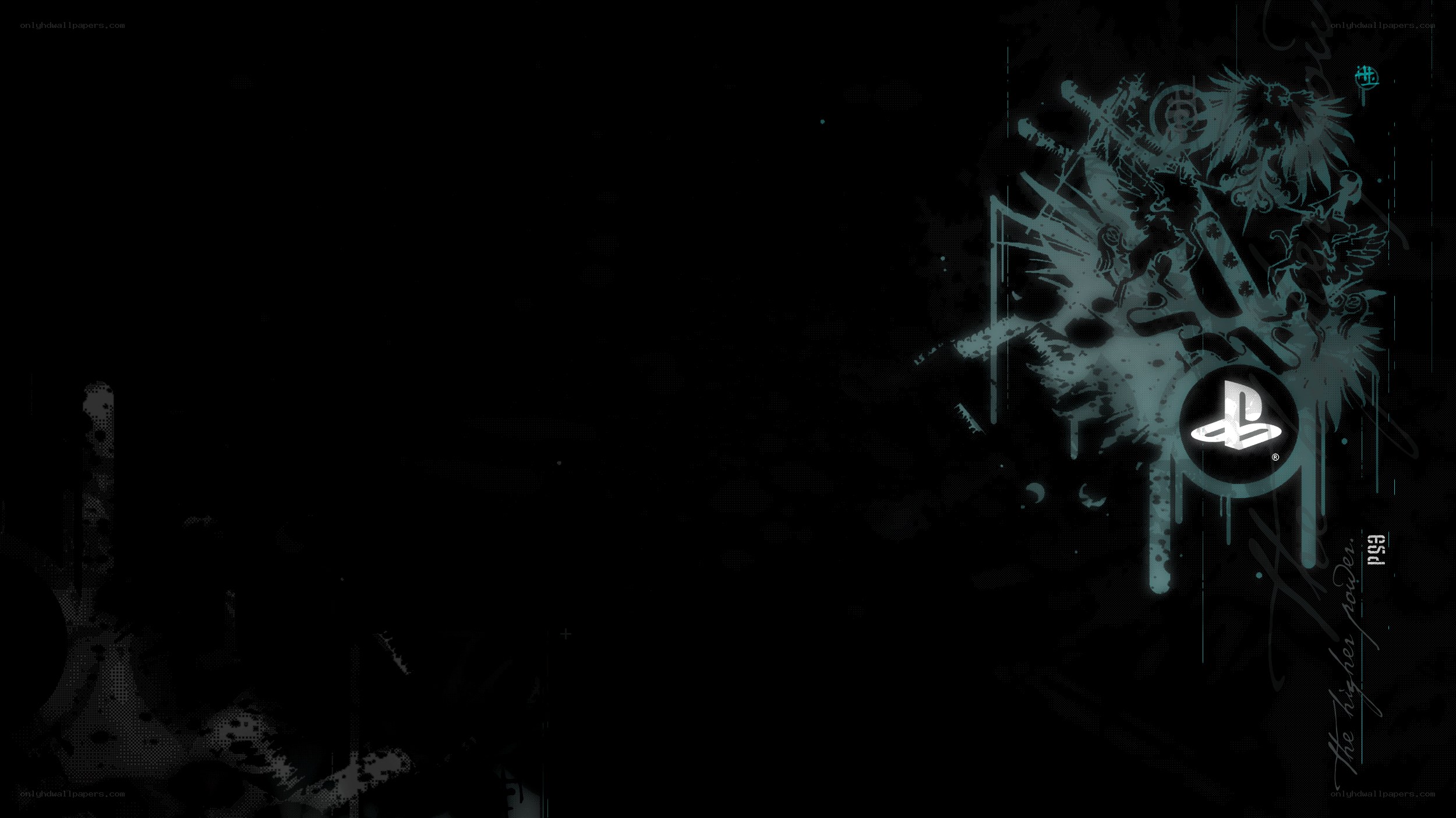 PlayStation graffiti art wallpaper