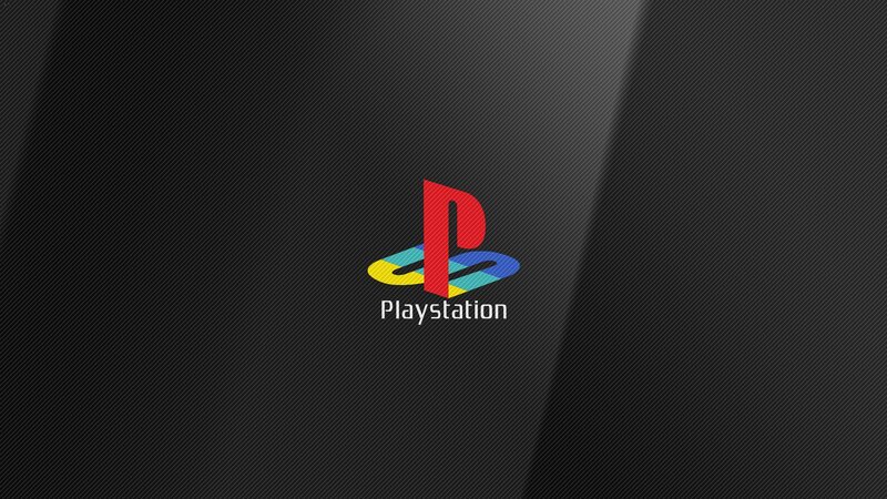 PlayStation Logo — Black, Minimalist