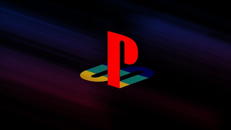 PlayStation Logo — Red, Dramatic