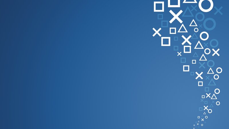 PlayStation Symbols — Blue
