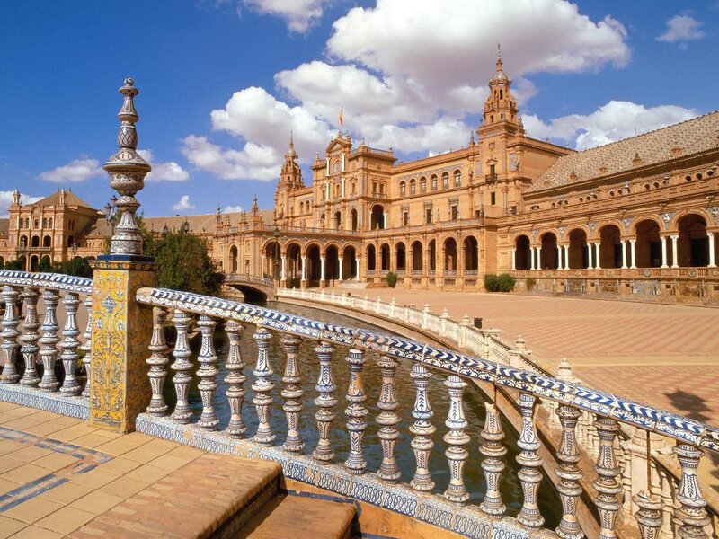 Plaza De España in Seville — Photograph