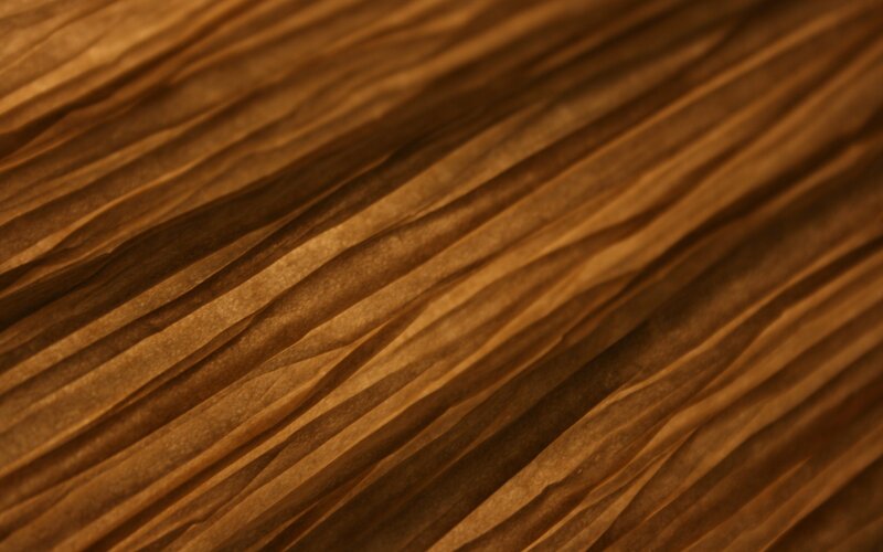 Pleated Brown Fabric