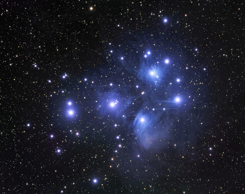 Pleiades star cluster