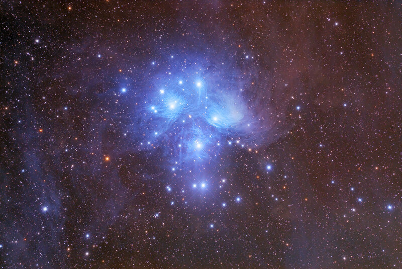Pleiades star cluster
