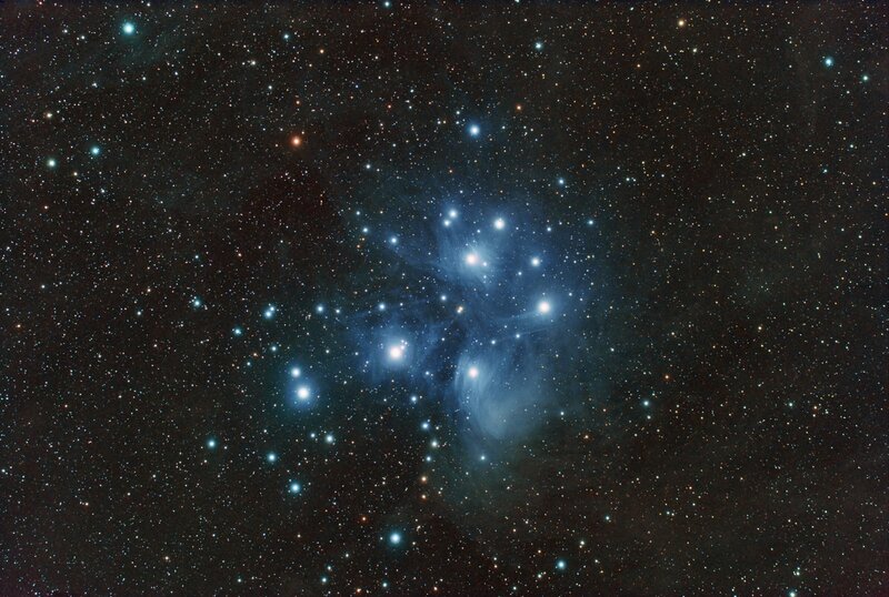 Pleiades star cluster