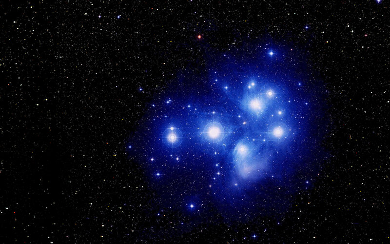 Pleiades star cluster