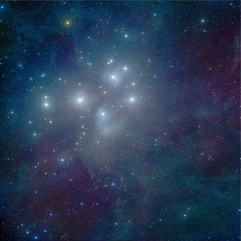 Pleiades star cluster