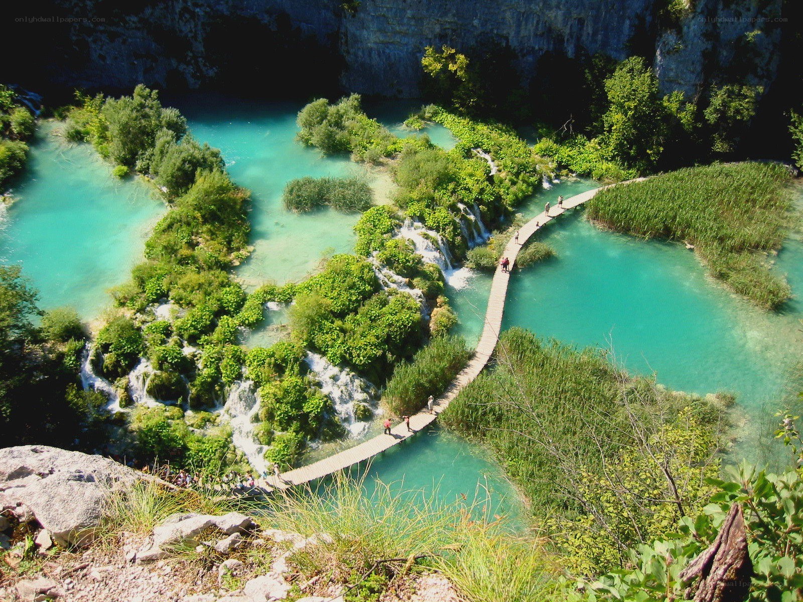 Plitvice Lakes boardwalk