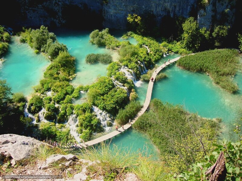 Plitvice Lakes boardwalk
