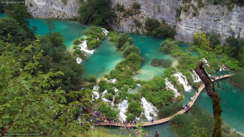 Plitvice Lakes waterfalls