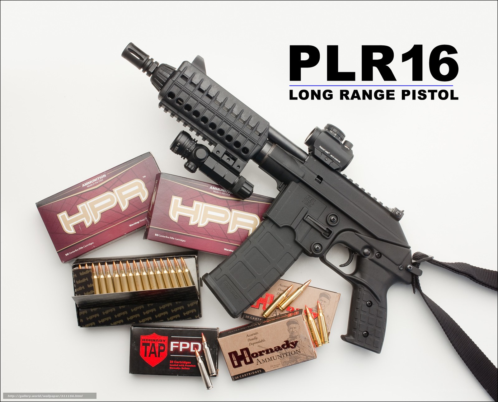 PLR16 long range pistol